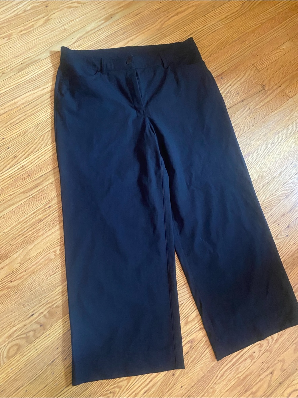 lululemon athletica Black High-Rise Buttoned Pants